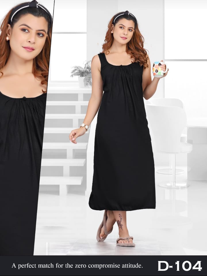 Midnight Comfort Sleeveless Lounge Dress
