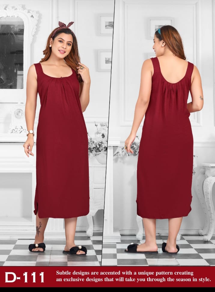 Wine Elegance Sleeveless Lounge Dress