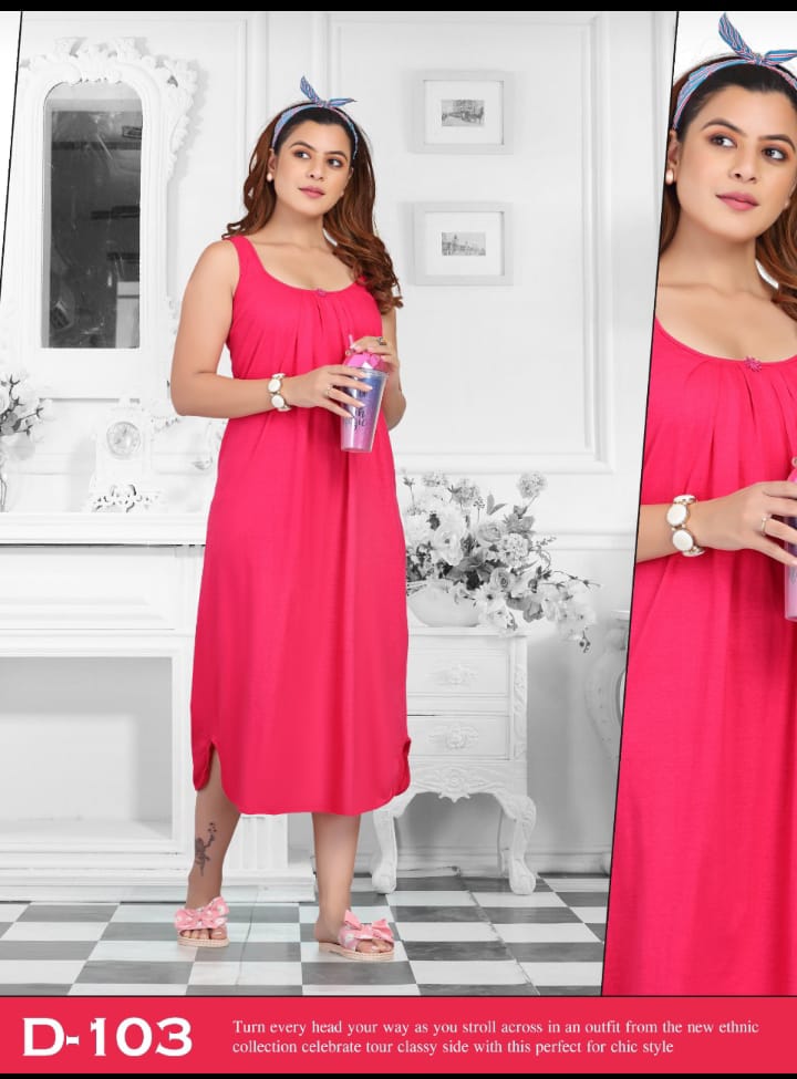 Coral Charm Sleeveless Lounge Dress