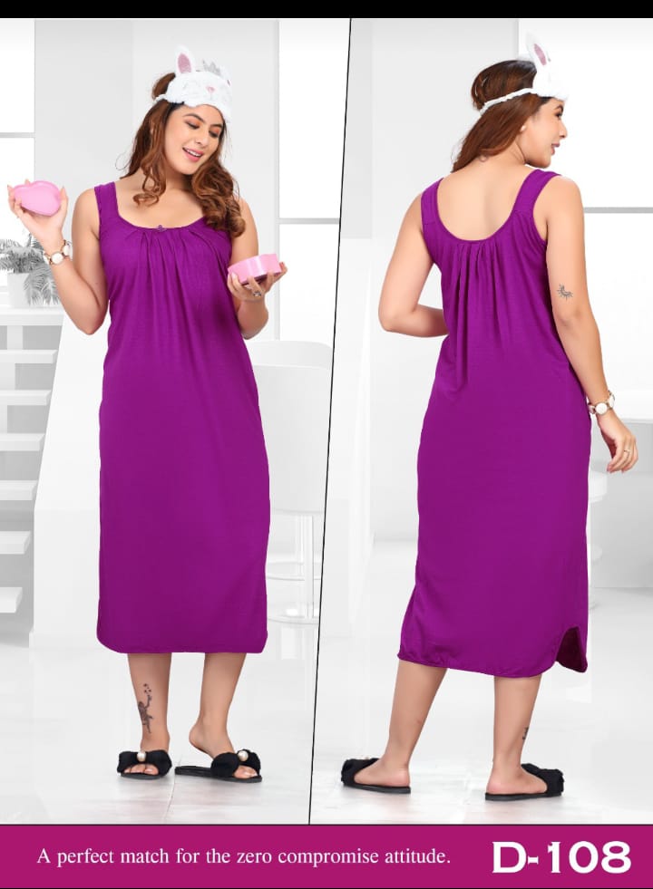 Plum Radiance Sleeveless Lounge Dress