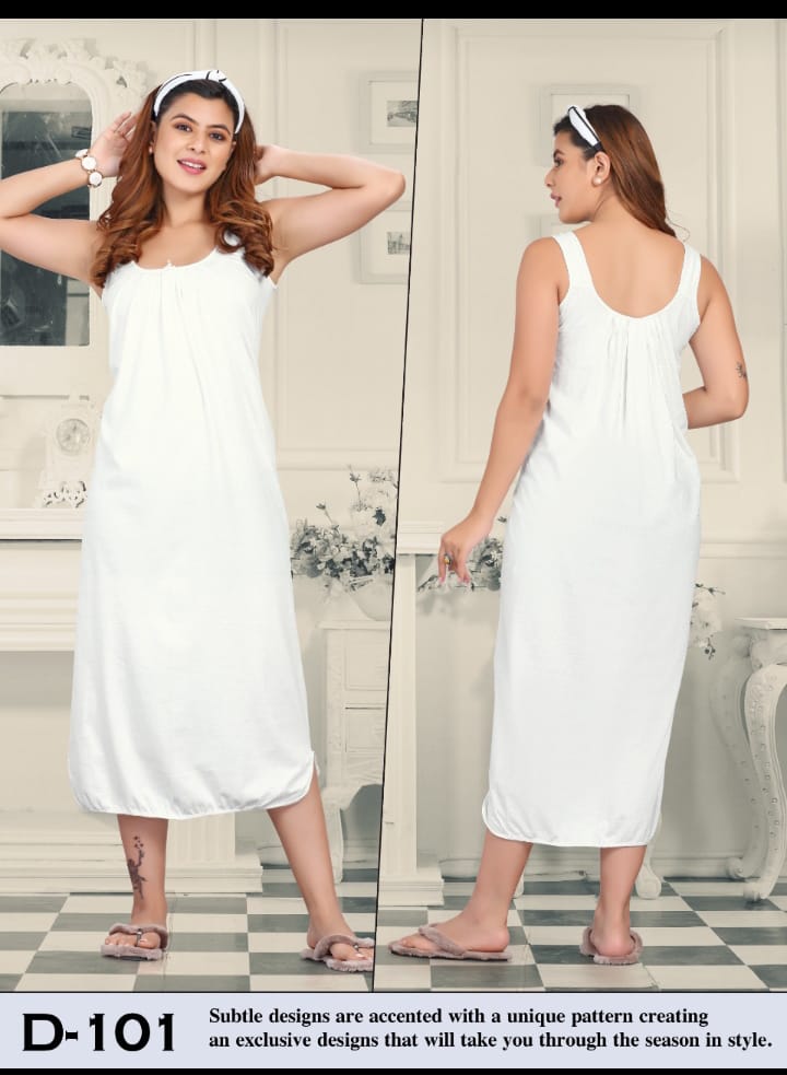 Ivory Grace Sleeveless Lounge Dress